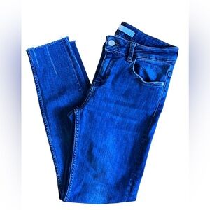 Zara Basic Straight Leg Dark Wash Jeans size 6